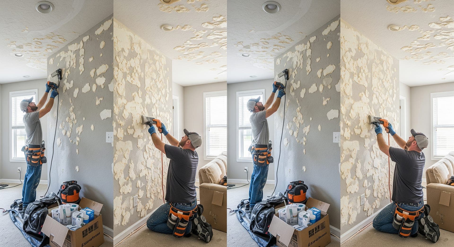 Why Choose Repairmen for Popcorn Texture Removal?